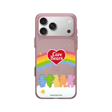 iPhone 17 Pro Max Clear (相機按鈕) 晶醺玫 - Care Bears - We are together