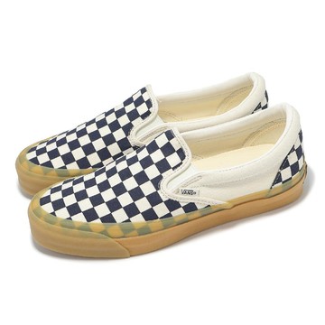 VANS 休閒鞋 Lx Classic Slip-On 98 男鞋 女鞋 米藍 PREMIUM 棋盤格 懶人鞋 VN000E96GR1