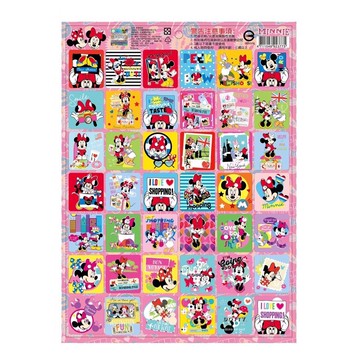 正版授權 米妮貼紙 獎勵貼紙 迪士尼卡通貼紙 兒童文具【小胡玩具(電子發票)】