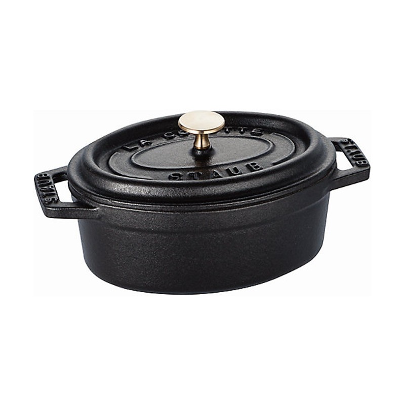 STAUB/ストウブ ココット オーバル 11cm 各色 ブラック 鍋・フライパン