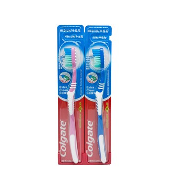 colgate 高露潔 強效潔淨全效環狀刷毛牙刷 單支 （顏色隨機）