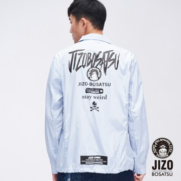 【新年現搶↘外套驚喜價㊙】街頭文字教練外套(水藍) - BLUE WAY  地藏小王