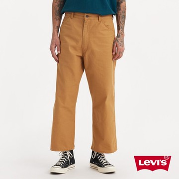 Levi s Skateboarding 男款CROP 舒適及踝丹寧牛仔工作褲 / 微彈 熱賣單品