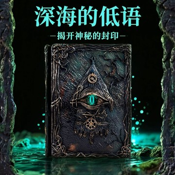 精品免運✨克蘇魯筆記本高顏值手賬3d浮雕復古學記事日記A6手帳活頁生日禮物