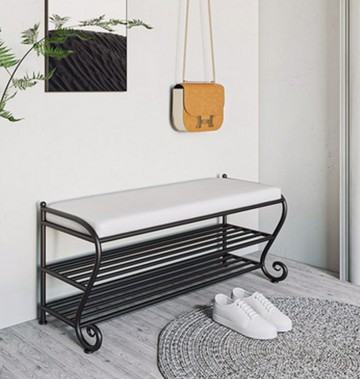 100cm 換鞋凳 鞋凳 鞋架 進門鞋凳換鞋凳家用入戶門口鞋架一體輕奢床尾凳服裝店更衣室衣帽間穿鞋凳