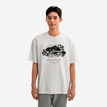 Roots男裝-FUTURE SCRIPT SPORT 短袖上衣