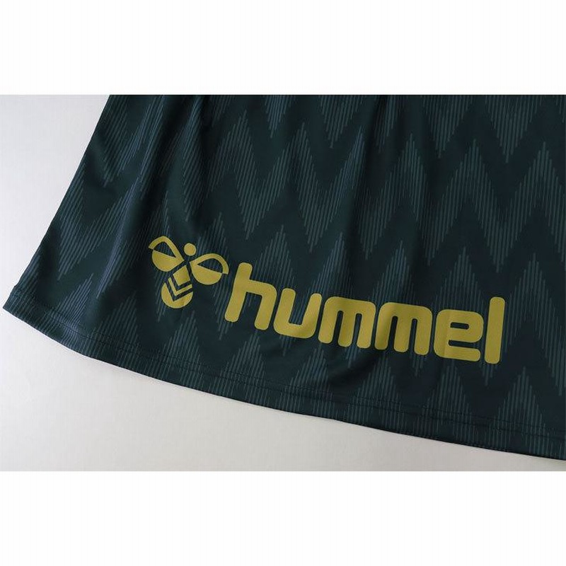 今月限定／特別大特価 hummel ヒュンメル グラフィックＬ Ｓシャツ 長袖プラクティスシャツ トレーニング ハンドボール 2022年秋冬 レッド  ブラック HAP7158
