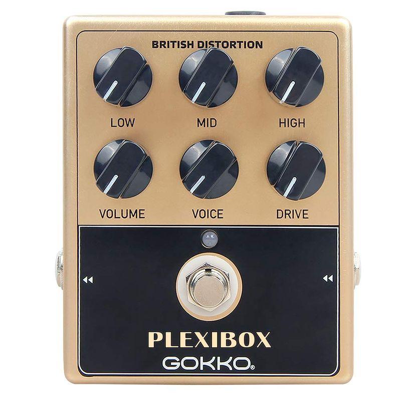 GOKKO AUDIO アンプ シミュレーター ペダル エフェクター ブリティッシュロックサウンド PLEXIBOX GK-36