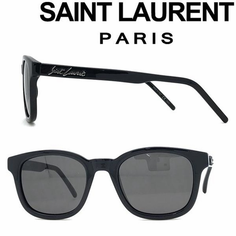 小物【SAINT LAURENT】スクエア サングラス SL406 001 - サングラス/メガネ