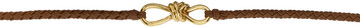 Bottega Veneta 棕色 Andiamo 腰带