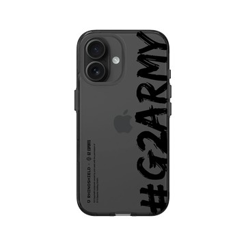 iPhone 16 Clear (相機按鈕) 酷墨灰 - G2 Esports - #G2ARMY - Big