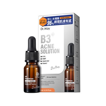 新版上市【Dr. May】美博士專業B3水楊酸精華(10ml) 代謝煥膚