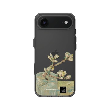 iPhone Air Clear (相機按鈕) 酷墨灰 - Van Gogh Museum - 玻璃杯中盛開的杏花