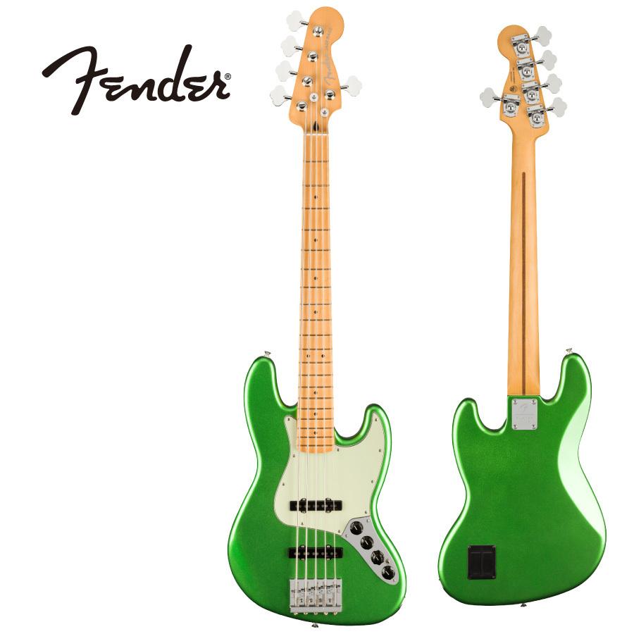 エレクトリックベースギター Fender Player Plus Jazz Bass V Maple Fingerboard Cosmic Jade フェンダー