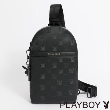PLAYBOY - 單肩背包 Meaningful系列 - 黑色