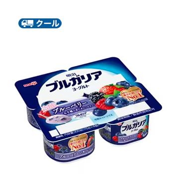 明治ブルガリアヨーグルト ブルーベリー＆4種のあじわいベリー 75g x 4個