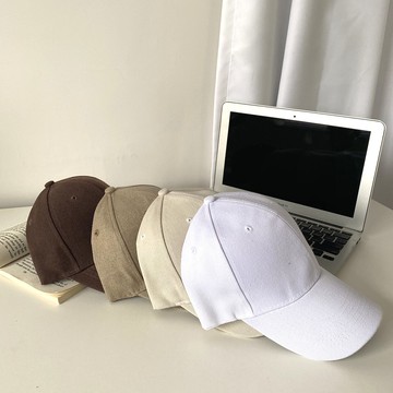 卡其奶茶色系情侶帽秋冬色百搭帽個性四季明星同款帽子加長檐春季