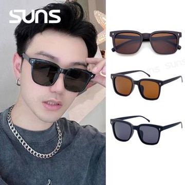 【SUNS】Polarized時尚偏光墨鏡 TR90彈性駕駛墨鏡 S985 超輕量20g/防眩光/抗UV400