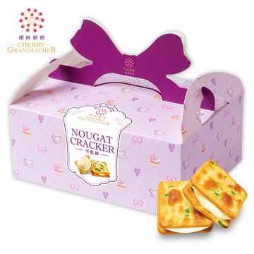 櫻桃爺爺 蔥花原味牛軋餅禮盒(20入)300g