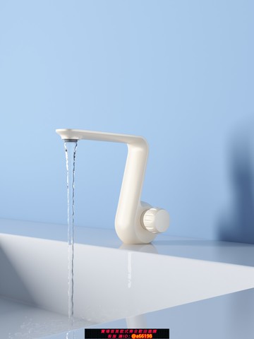 【台灣公司 可開發票】新款全銅創藝槍灰色奶白色洗手池洗臉臺盆冷熱防濺冷熱面盆水龍頭