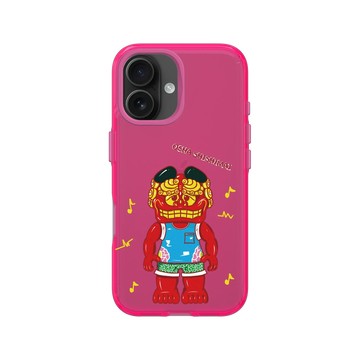iPhone 16 Clear 粉漾桃 - Contemporary Tokyo - 獅獅麥透明