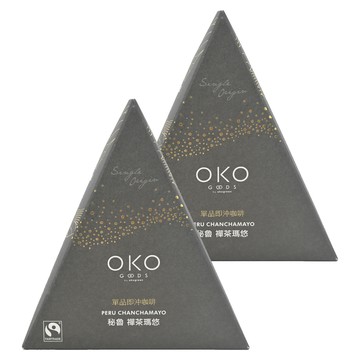 OKO 生態綠 單品即沖咖啡 秘魯禪茶瑪悠  2.5g  8包  2盒