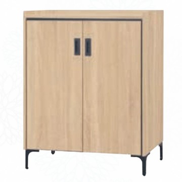 文創集 寶貝2.7尺二門低鞋櫃(三色可選)-81x40x100cm免組