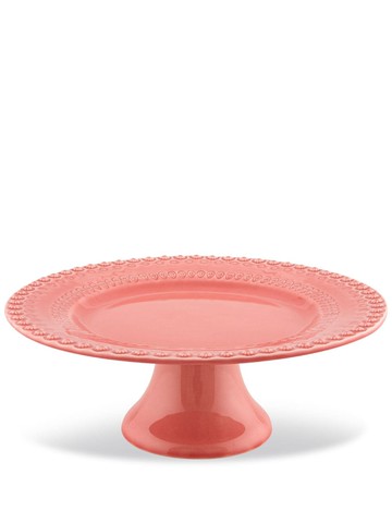 Bordallo Pinheiro - Fantasia ceramic cake stand 29cm x 29cm) - unisex - ceramic - One Size - Pink