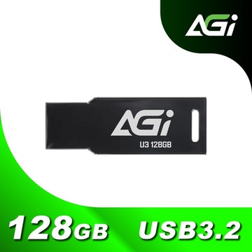 AGI亞奇雷 UP138 128GB USB 3.2 Gen 1 鋅合金隨身碟
