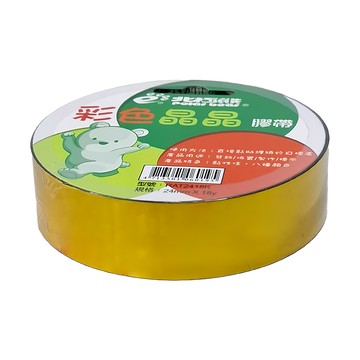 polar bear 北極熊 彩色晶晶膠帶 RAT2418K 24mm 3捲  金色  1包