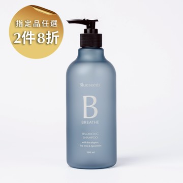 【新裝上市】尤加利葉茶樹薄荷均衡洗髮露 500ml｜中油性適用