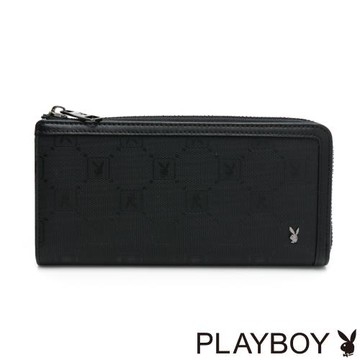 PLAYBOY - L拉長夾 Master系列 - 黑色