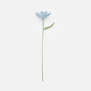 奧可利鉤針毛線花插波斯菊43cm 淺藍