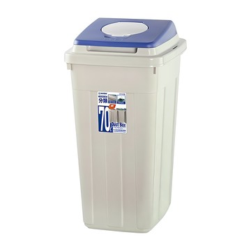 KEYWAY 聯府 日式分類附蓋垃圾桶 70L  顏色隨機  430 x 365 x 702mm