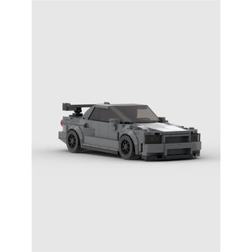 日產Skyline 天際線GT-R (R34)東瀛戰神積木車輛拼裝玩具8格賽車
