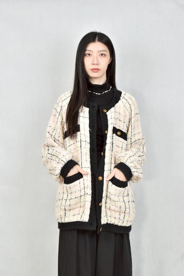 (S) gucci白色排釦外套