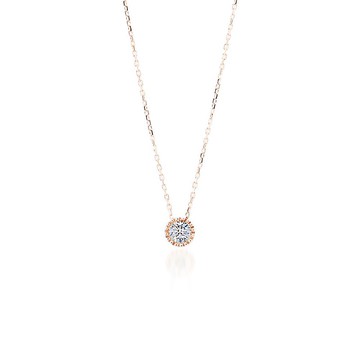 Visel 古典圓單鑽項鍊