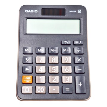 CASIO 卡西歐 商務系列計算機12位元  黑色  1個