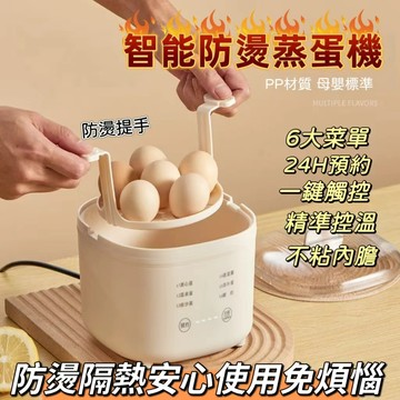 【新北出貨+1年保固】智能蒸蛋器 煮蛋器 自動蒸蛋器 金沙蛋/溏心蛋/茶葉蛋/溫泉蛋/ 智能煮蛋機