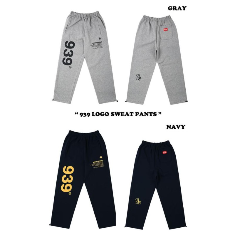 アーカイブボールド ボトムス ARCHIVE BOLD 939 LOGO SWEAT PANTS 全9