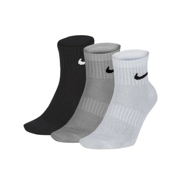 NIKE 男女運動短襪(三雙入)(Dri-FIT 襪子 訓練 慢跑「SX7677-964」≡排汗專家≡