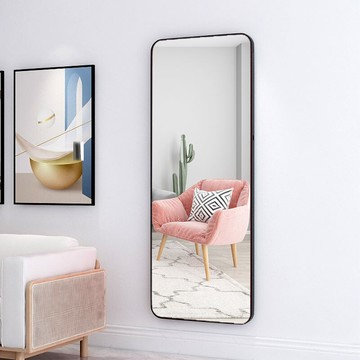 穿衣鏡ins風全身落地鏡家用臥室女生宿舍寢室掛墻立體試衣大鏡子/全身鏡/穿衣鏡/試衣鏡/衣帽鏡/化妝鏡/大鏡子/鏡子