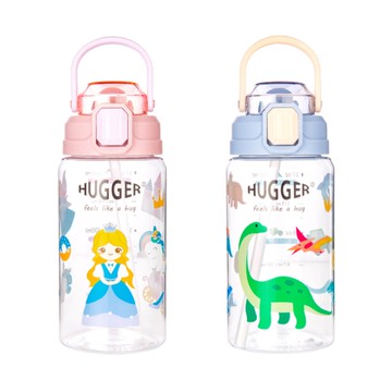 英國 Hugger Tritan彈蓋吸管水壺 550ml(2款可選)