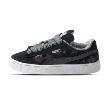 Puma Suede XL HELLO KITTY 女鞋 黑色 休閒 聯名款 運動 休閒鞋 40238101