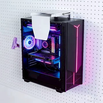 現貨+預購 ▍洞洞板主機架 高承重 電腦主機壁掛架 免打孔主機支架主機收納架 機殼壁掛架電競房收納洞洞板配件桌面空間優化