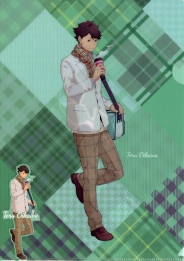 及川徹A4文件夾&模切貼紙SET～Autumn&Winter～排球少年！Animate限定