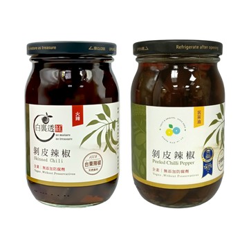 聖果蜜多 剝皮辣椒 苦茶油/火辣 450g
