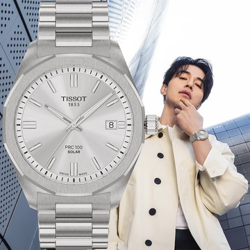 TISSOT 天梭 PRC 100 Solar太陽能手錶-39mm T1514221103100