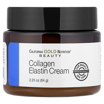 California Gold Nutrition, 膠原彈性蛋白霜，2.25 盎司（64 克）