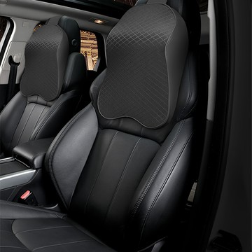 iamdue 車用記憶棉頸枕  黑色  2個